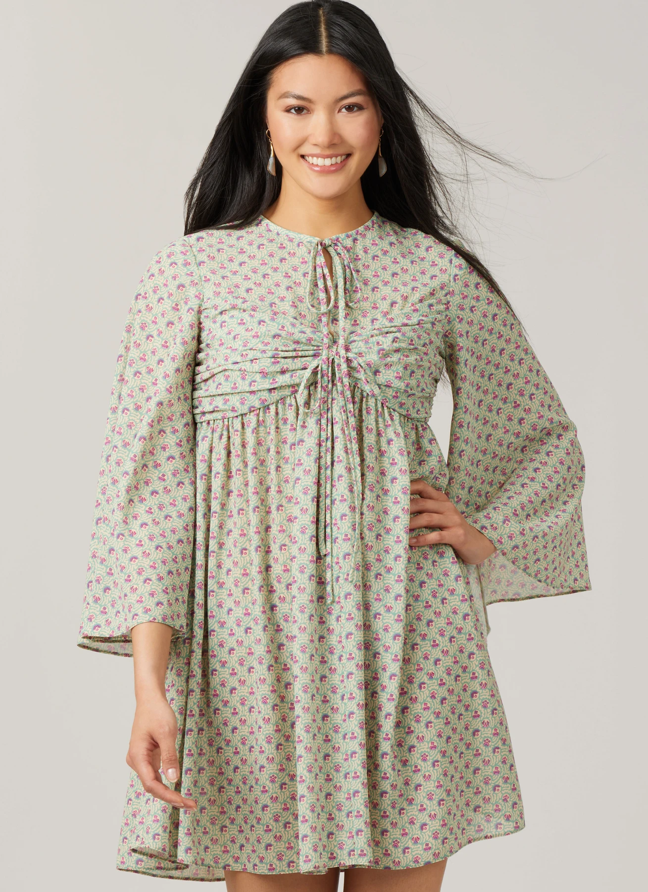 McCall's Sewing Pattern Misses' Babydoll Dress with Sleeve Variations 2 McCall's Sewing Pattern Misses' Babydoll Dress with Sleeve Variations