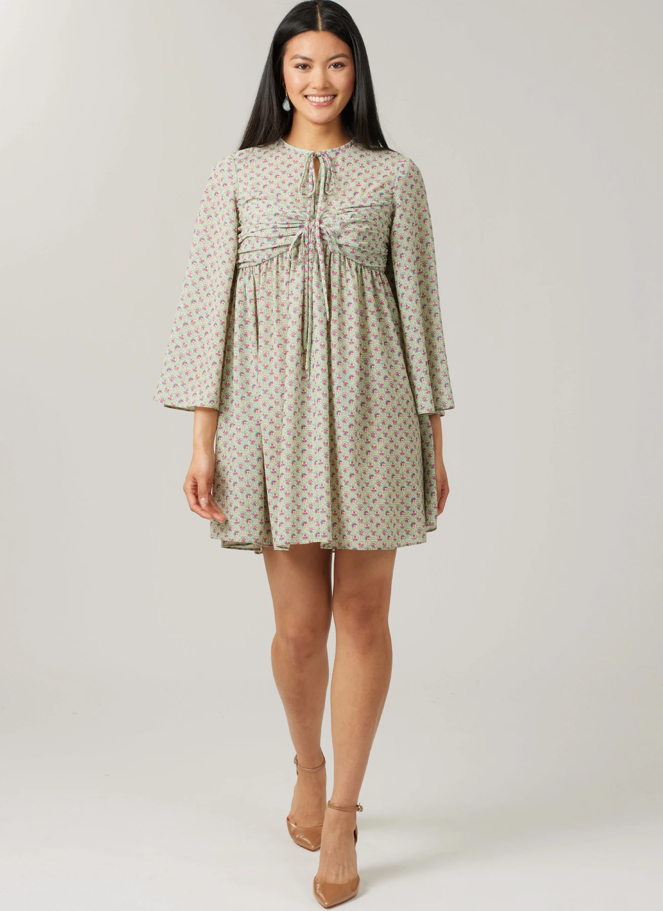 McCall's Sewing Pattern Misses' Babydoll Dress with Sleeve Variations 5 McCall's Sewing Pattern Misses' Babydoll Dress with Sleeve Variations