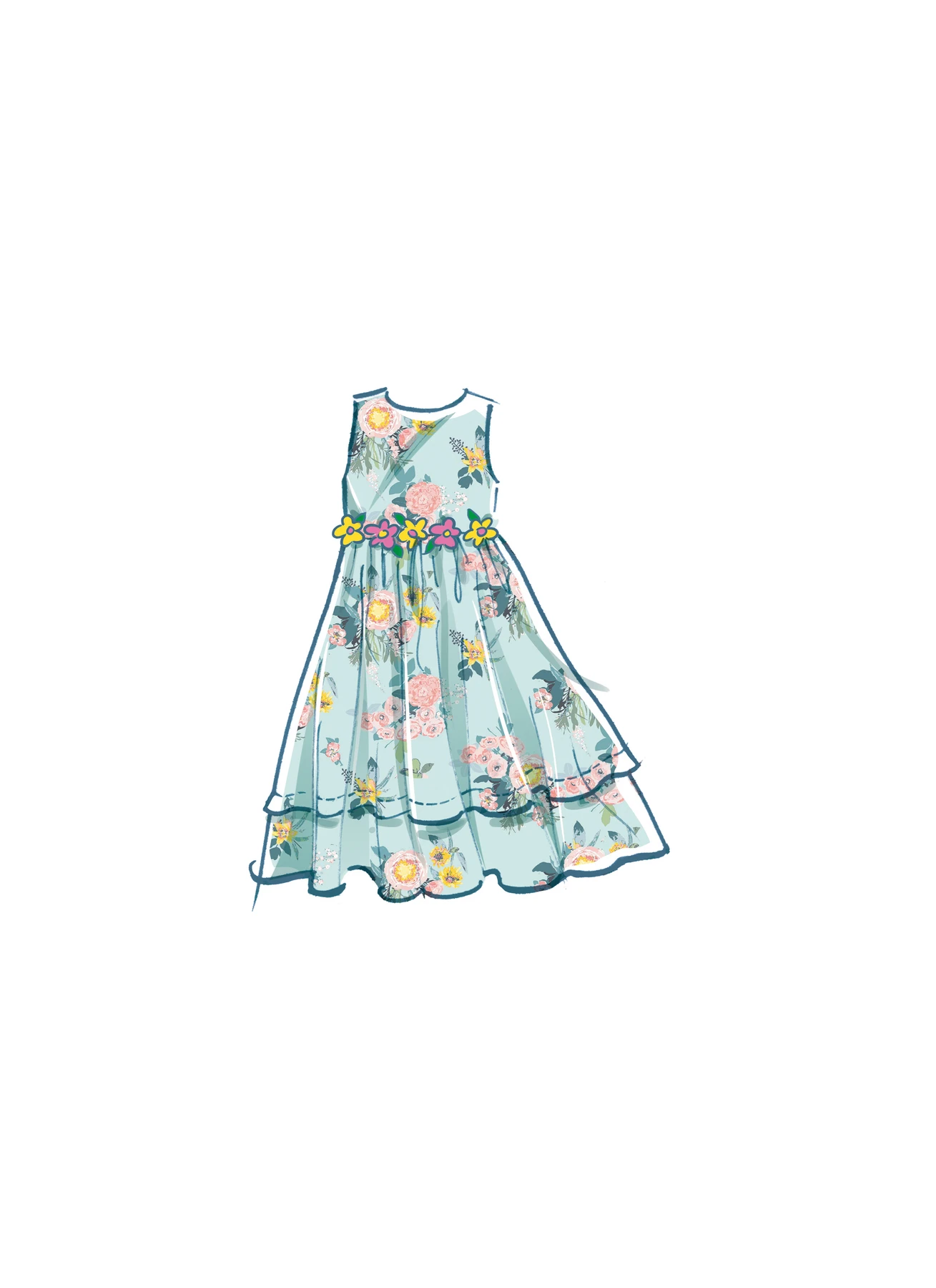 McCall's Sewing Pattern Toddlers' Romper in Two Lengths, Dresses, Jacket and Shirt by Laura Ashley (PDF) 5 McCall's Sewing Pattern Toddlers' Romper in Two Lengths, Dresses, Jacket and Shirt by Laura Ashley (PDF)