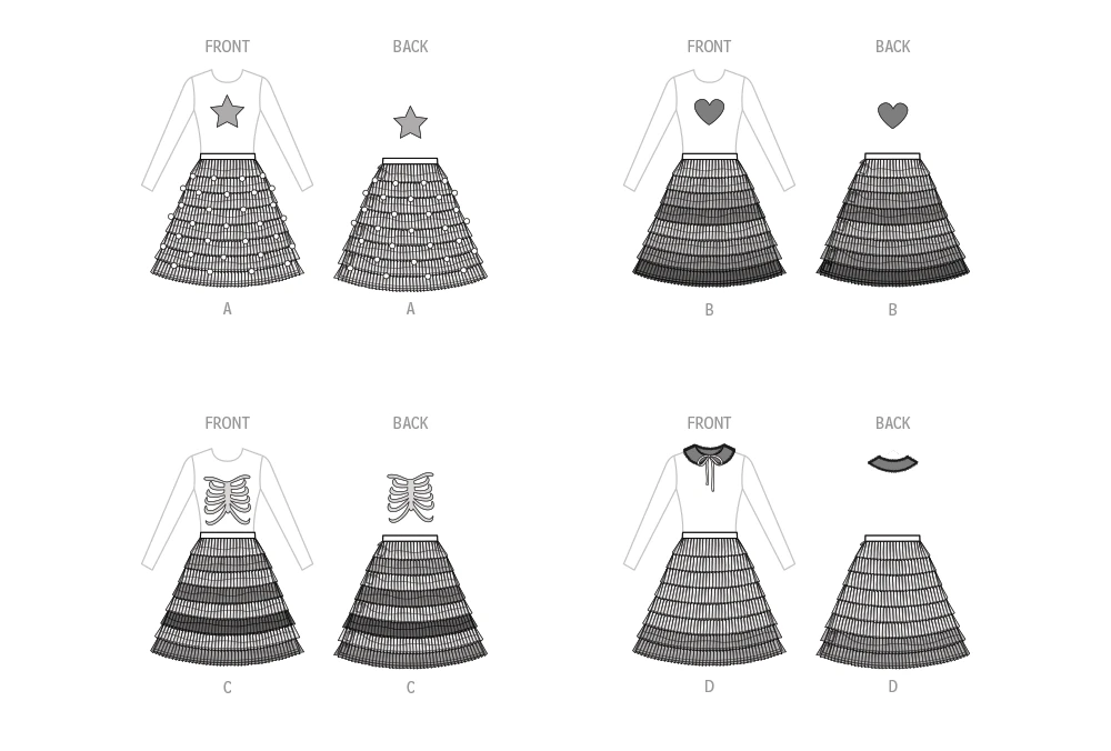Simplicity Sewing Pattern Holiday Skirts, Collar and Appliques (PDF) 11 Simplicity Sewing Pattern Holiday Skirts, Collar and Appliques (PDF)