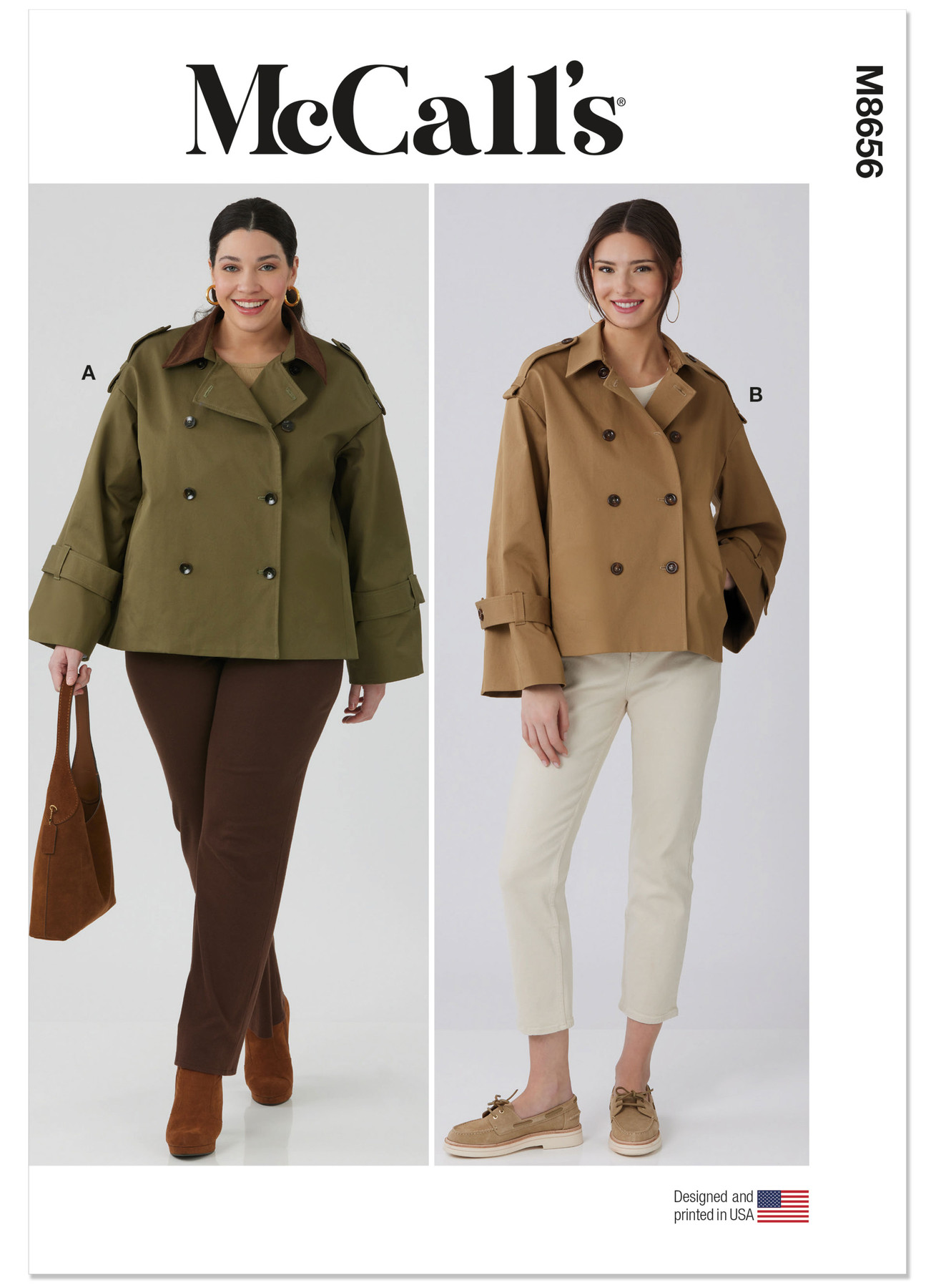 McCall's Sewing Pattern Misses' and Women's Trench Jacket 1 McCall's Sewing Pattern Misses' and Women's Trench Jacket