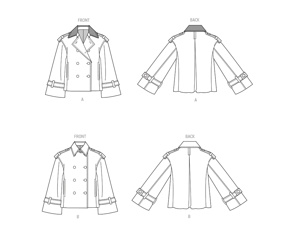 McCall's Sewing Pattern Misses' and Women's Trench Jacket 9 McCall's Sewing Pattern Misses' and Women's Trench Jacket