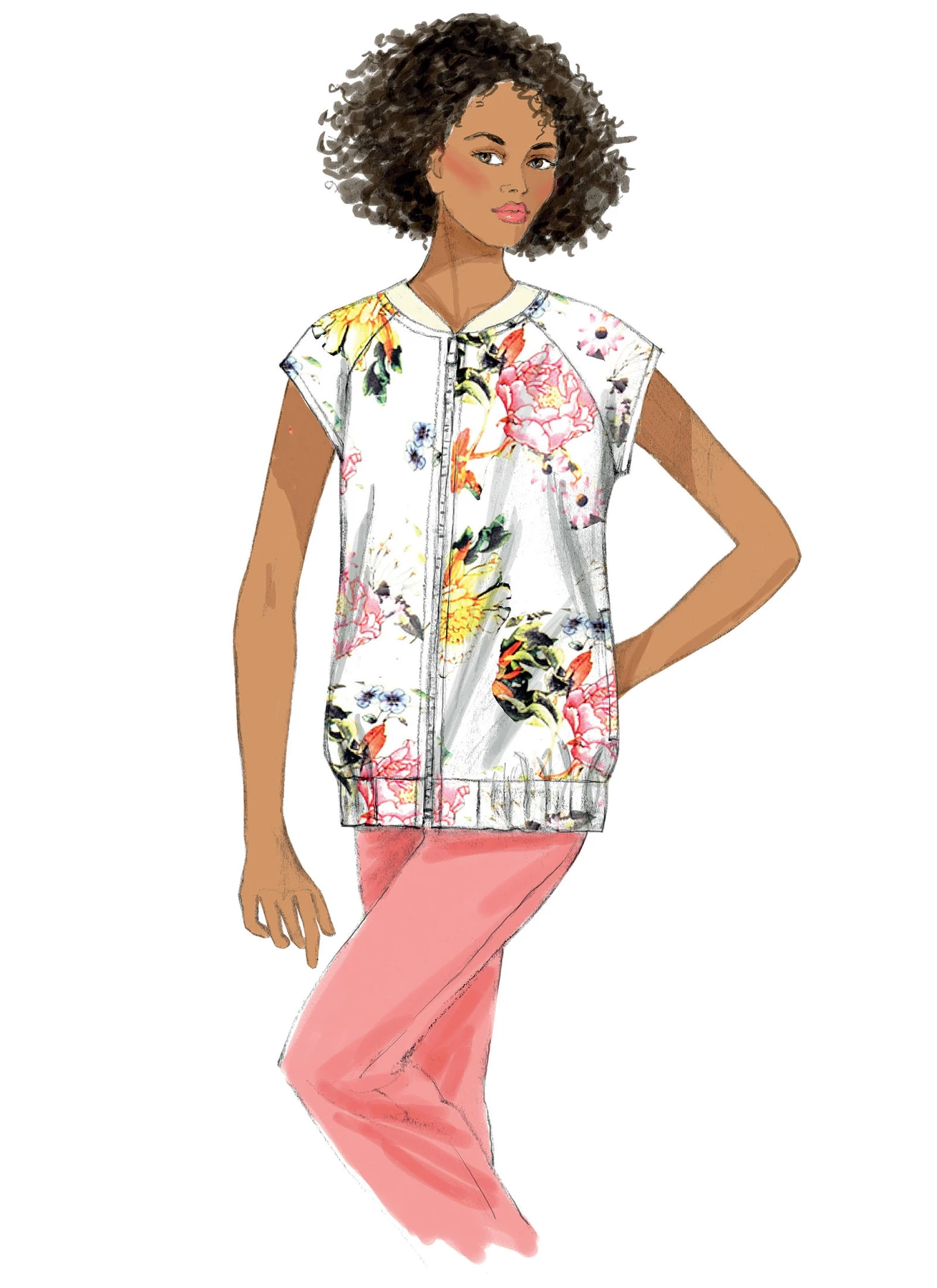 Butterick Sewing Pattern Misses' Raglan Sleeve Bomber Jackets (PDF) 4 Butterick Sewing Pattern Misses' Raglan Sleeve Bomber Jackets (PDF)