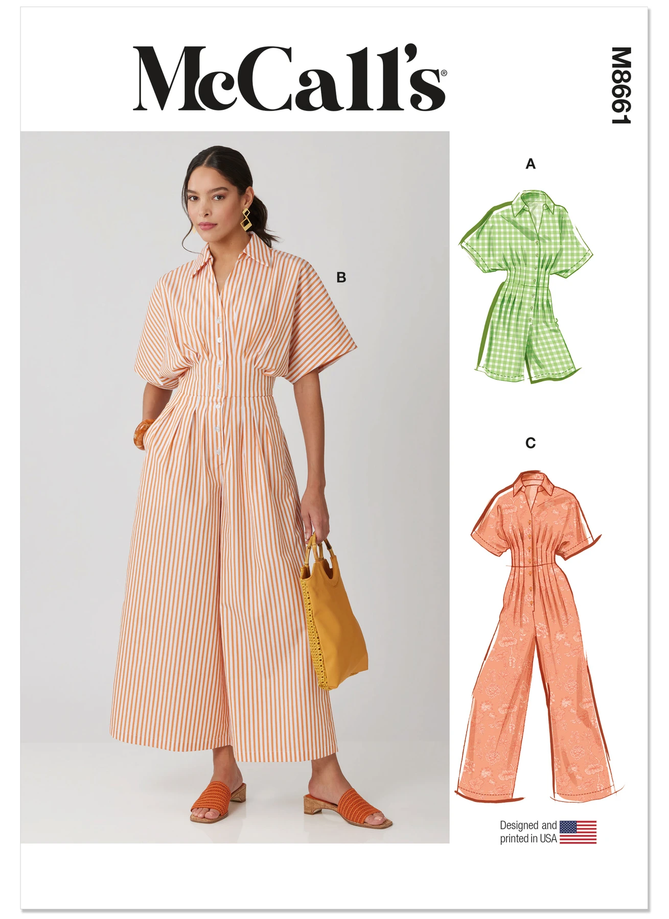McCall's Sewing Pattern Misses' Jumpsuit in Three Lengths 1 McCall's Sewing Pattern Misses' Jumpsuit in Three Lengths