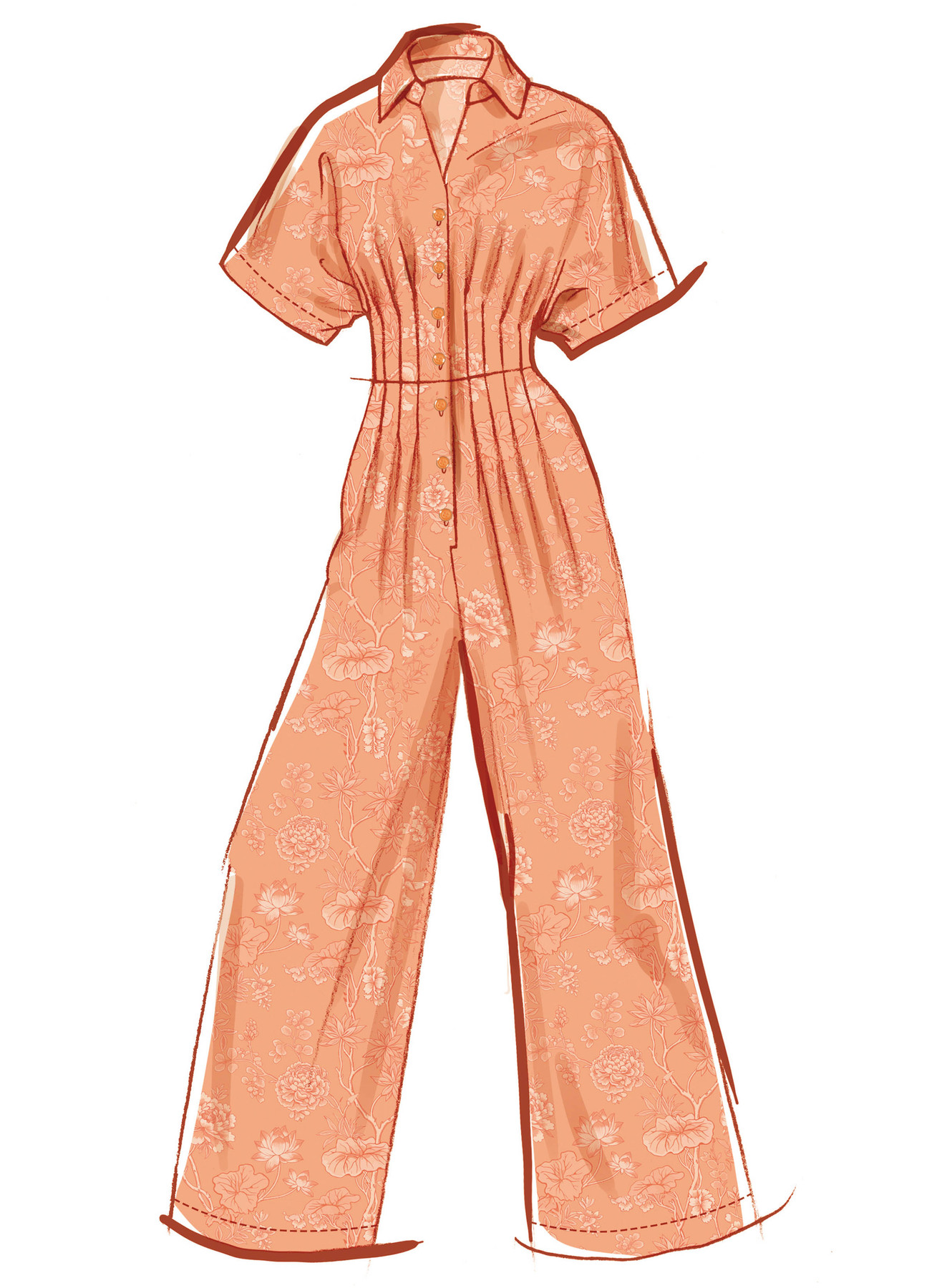 McCall's Sewing Pattern Misses' Jumpsuit in Three Lengths 4 McCall's Sewing Pattern Misses' Jumpsuit in Three Lengths
