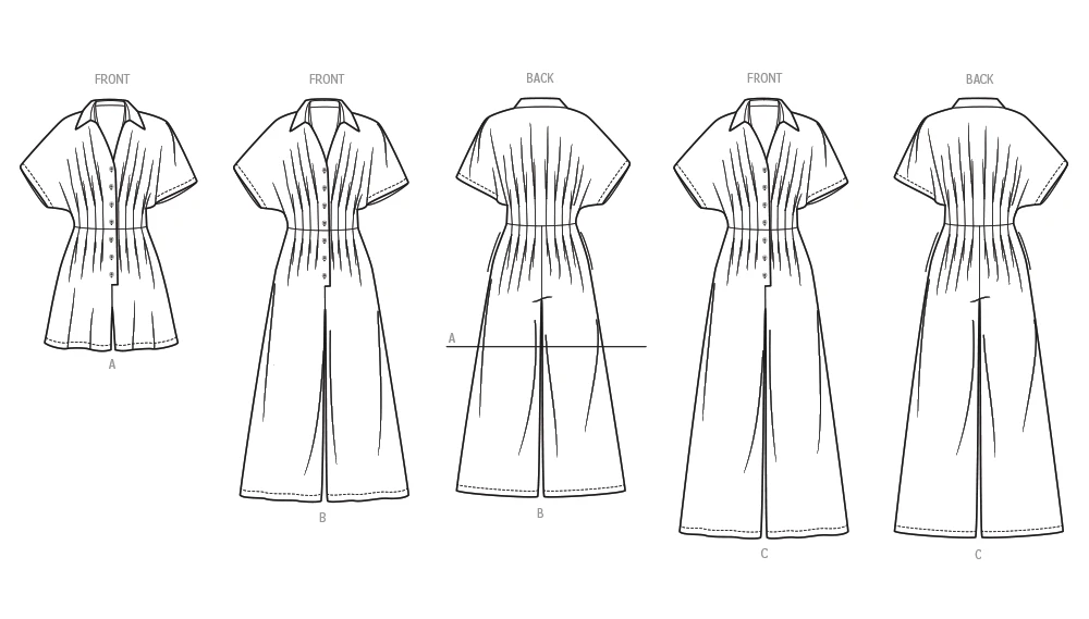 McCall's Sewing Pattern Misses' Jumpsuit in Three Lengths 7 McCall's Sewing Pattern Misses' Jumpsuit in Three Lengths