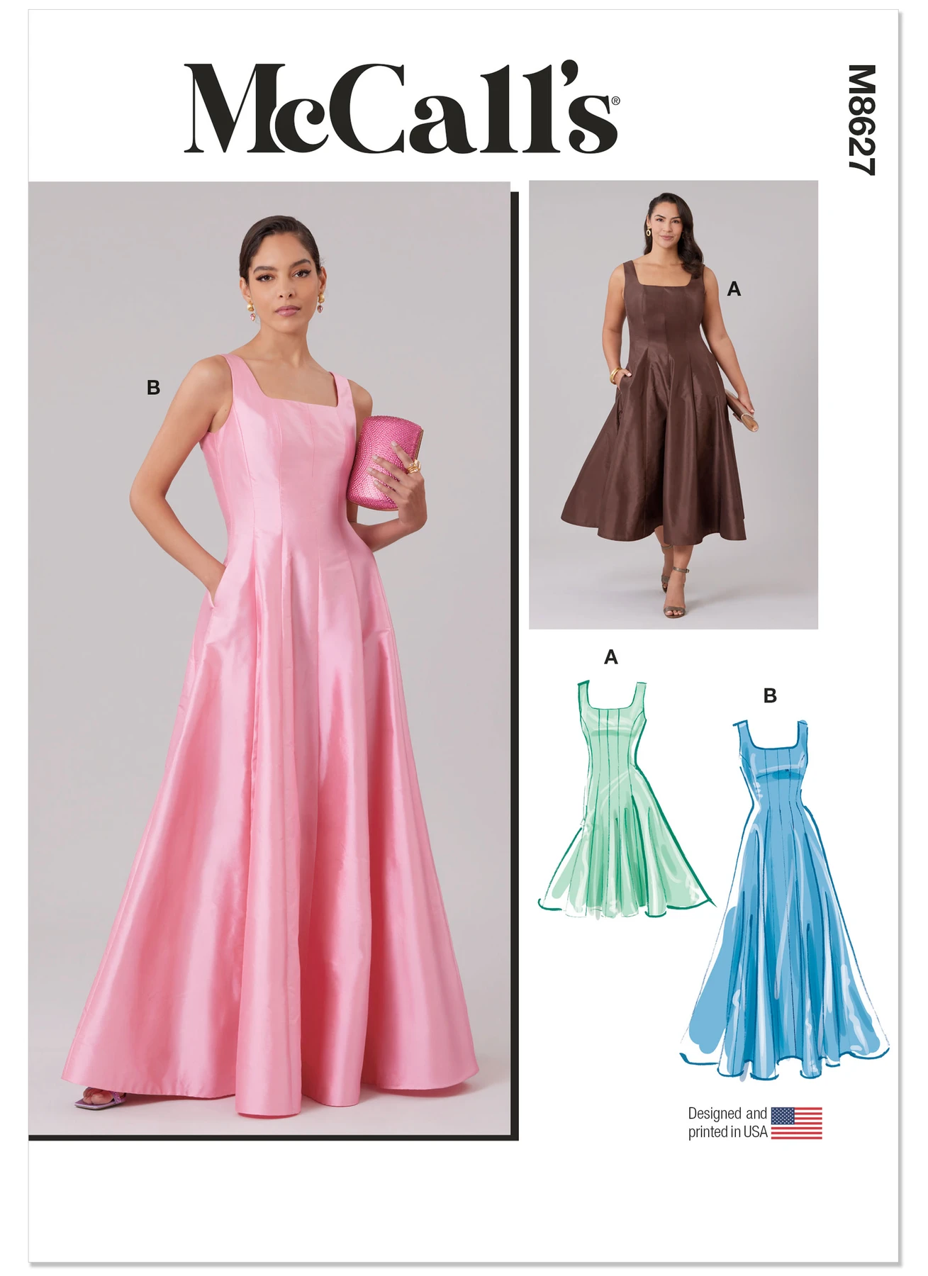 McCall's Sewing Pattern Misses' and Women's Special Occasion Dress in Two Lengths (PDF) 1 McCall's Sewing Pattern Misses' and Women's Special Occasion Dress in Two Lengths (PDF)