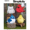 Simplicity Sewing Pattern Plush Birds 16 Simplicity Sewing Pattern Plush Birds