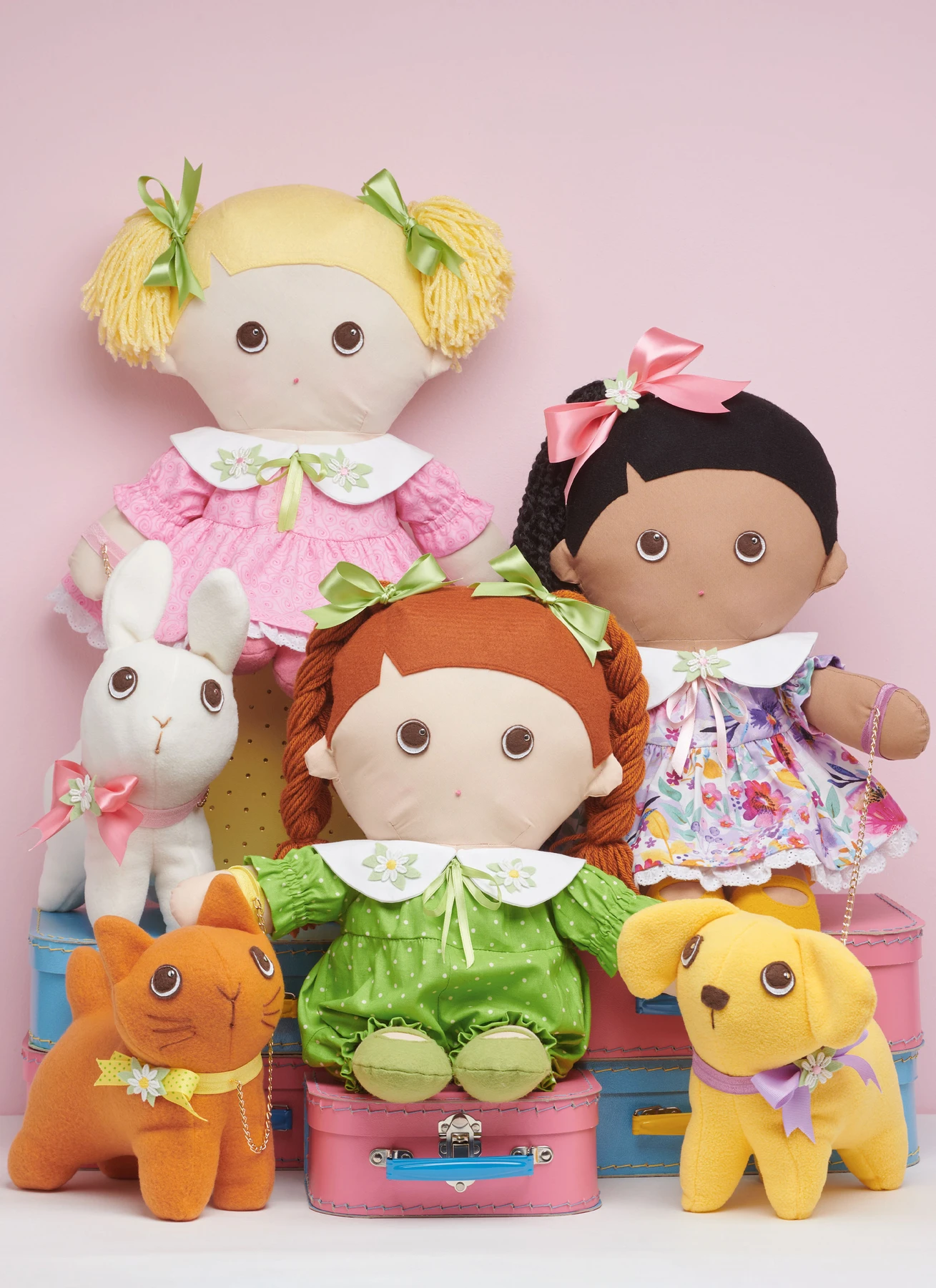 Simplicity Sewing Pattern Plush dolls with clothes and plush pets By Elaine Heigl Designs (PDF) 2 Simplicity Sewing Pattern Plush dolls with clothes and plush pets By Elaine Heigl Designs (PDF)