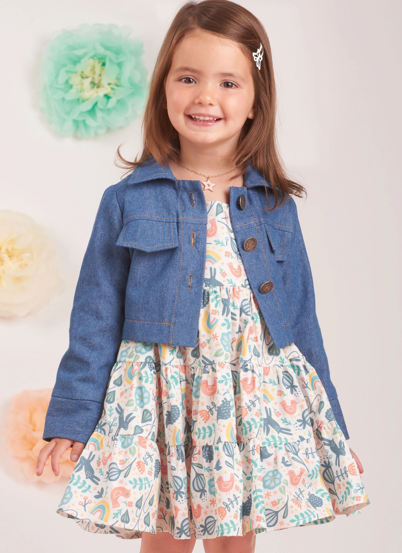 Simplicity Sewing Pattern Toddlers' Jacket and Dresses (PDF) 2 Simplicity Sewing Pattern Toddlers' Jacket and Dresses (PDF)