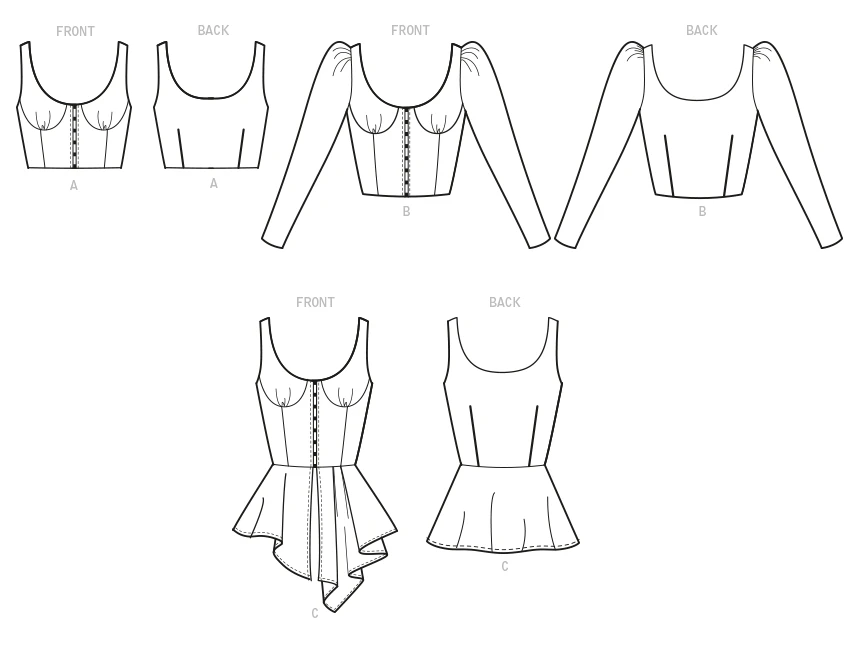 McCall's Sewing Pattern Misses' Tops (PDF) 484 McCall's Sewing Pattern Misses' Tops (PDF)