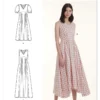 Simplicity Sewing Pattern Misses' Released Pleat Dress 24 Simplicity Sewing Pattern Misses' Released Pleat Dress