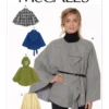 McCall's Sewing Pattern Misses' Hooded, Collared or Collarless Capes, and Belt (PDF)