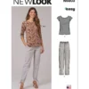 New Look Sewing Pattern Misses' Knit Tops and Pants 13 New Look Sewing Pattern Misses' Knit Tops and Pants