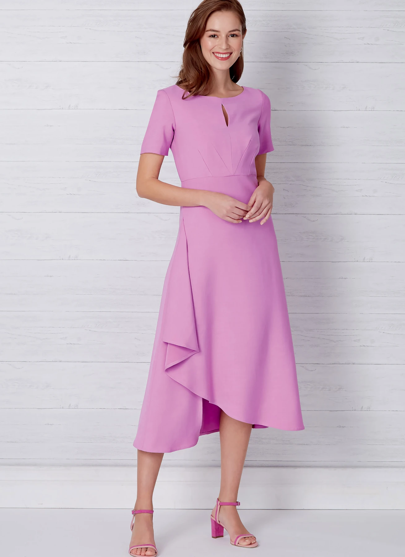 New Look Sewing Pattern Misses' Dress In Two Lengths with Sleeve Variations 2 New Look Sewing Pattern Misses' Dress In Two Lengths with Sleeve Variations