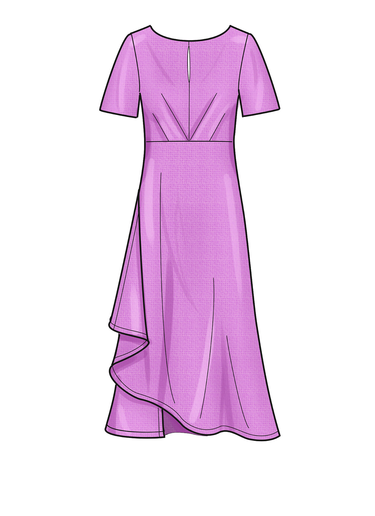 New Look Sewing Pattern Misses' Dress In Two Lengths with Sleeve Variations 4 New Look Sewing Pattern Misses' Dress In Two Lengths with Sleeve Variations