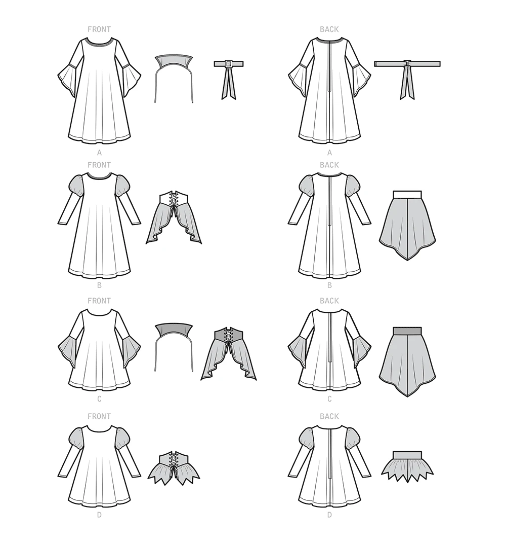 Simplicity Sewing Pattern Children's & Girls' Costumes 11 Simplicity Sewing Pattern Children's & Girls' Costumes
