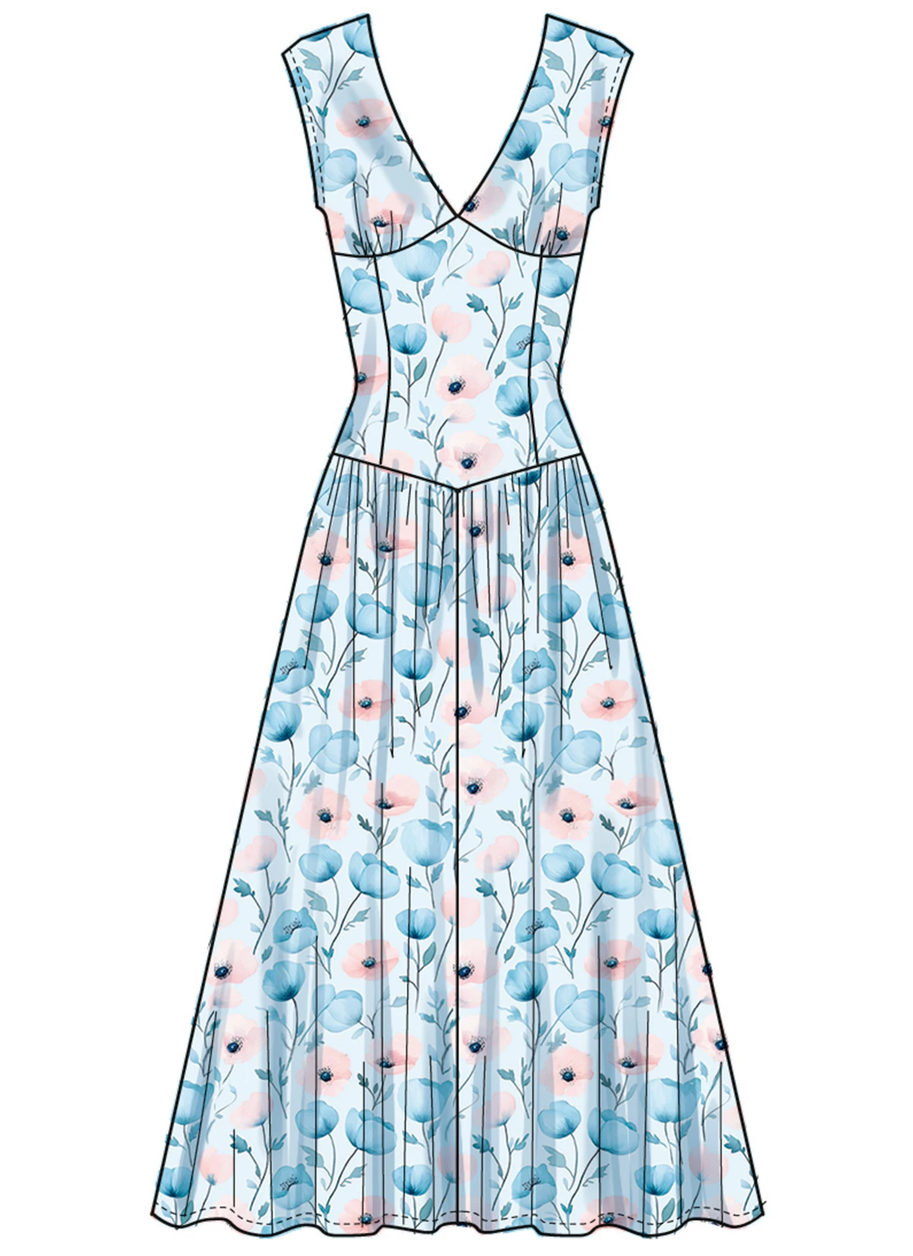 Simplicity Sewing Pattern Misses' and Women's Dress with Length and Sleeve Variations (PDF) 5 Simplicity Sewing Pattern Misses' and Women's Dress with Length and Sleeve Variations (PDF)