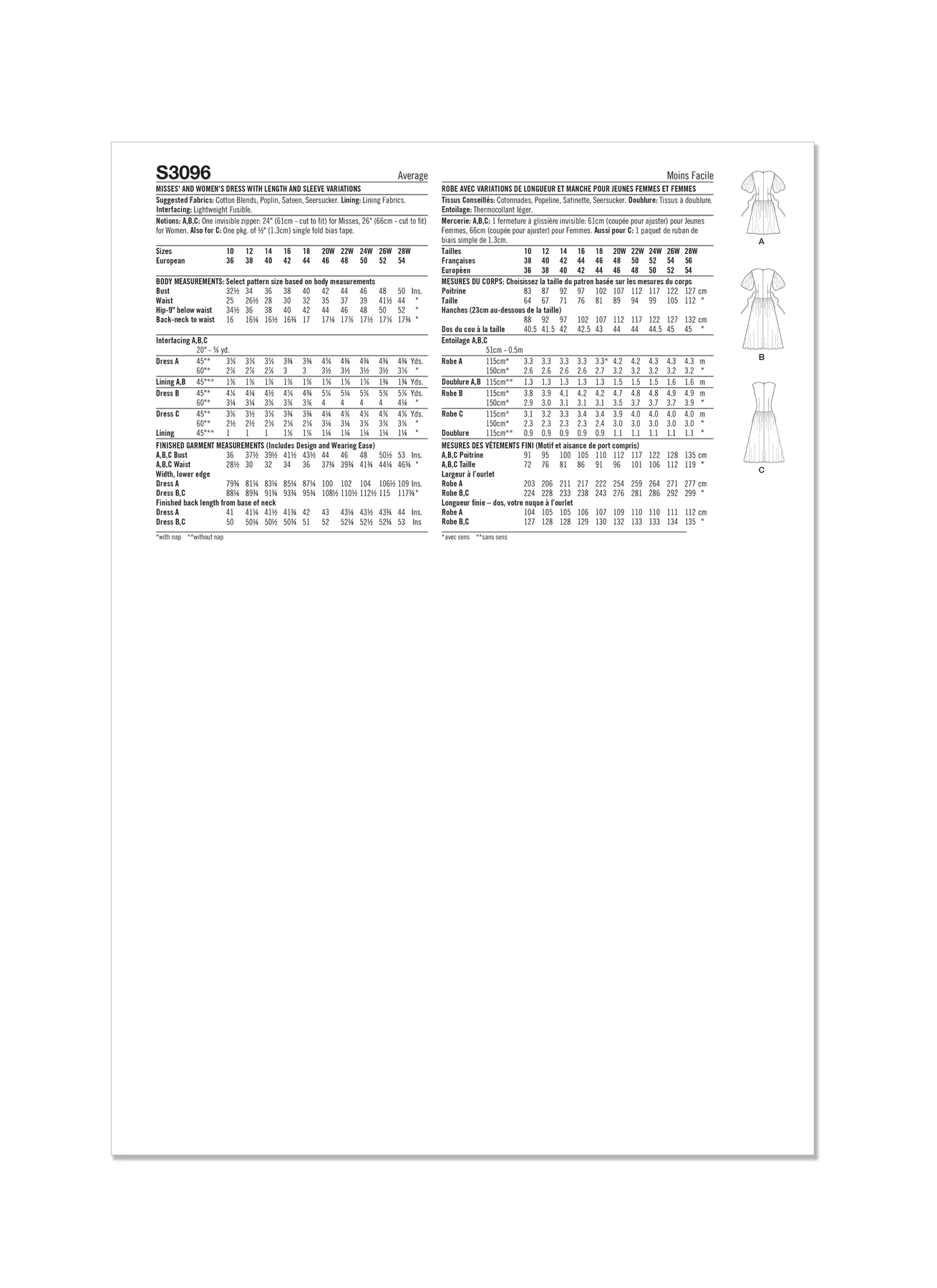 Simplicity Sewing Pattern Misses' and Women's Dress with Length and Sleeve Variations (PDF) 7 Simplicity Sewing Pattern Misses' and Women's Dress with Length and Sleeve Variations (PDF)