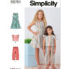 Simplicity Sewing Pattern Children's and Girls' Dress, Top and Pants 17 Simplicity Sewing Pattern Children's and Girls' Dress, Top and Pants