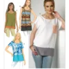 Butterick Sewing Pattern Misses' Contrast-Band Tops (PDF) 9 Butterick Sewing Pattern Misses' Contrast-Band Tops (PDF)