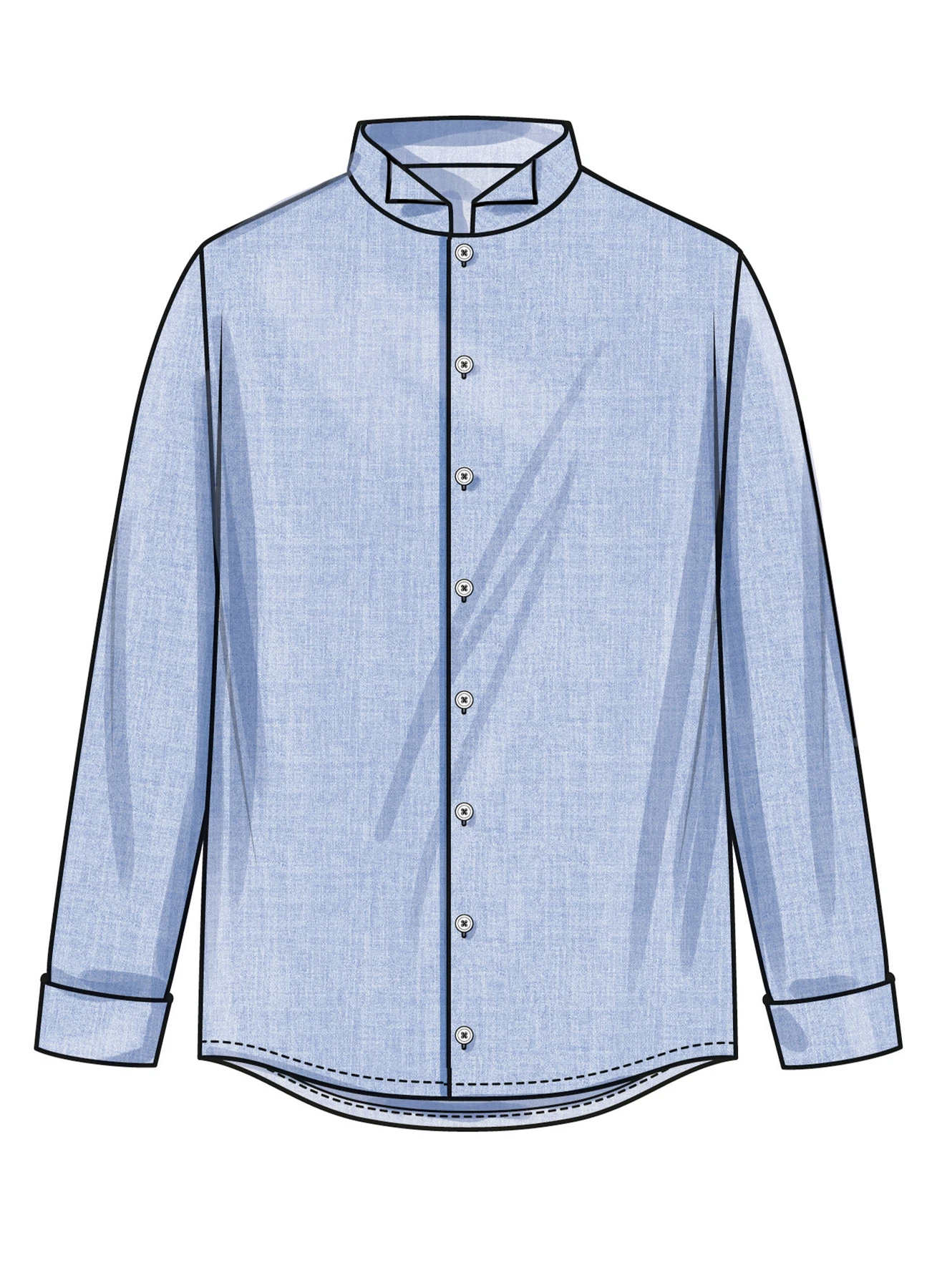 Simplicity Sewing Pattern Men's Vest and Slim Fit Shirt 4 Simplicity Sewing Pattern Men's Vest and Slim Fit Shirt
