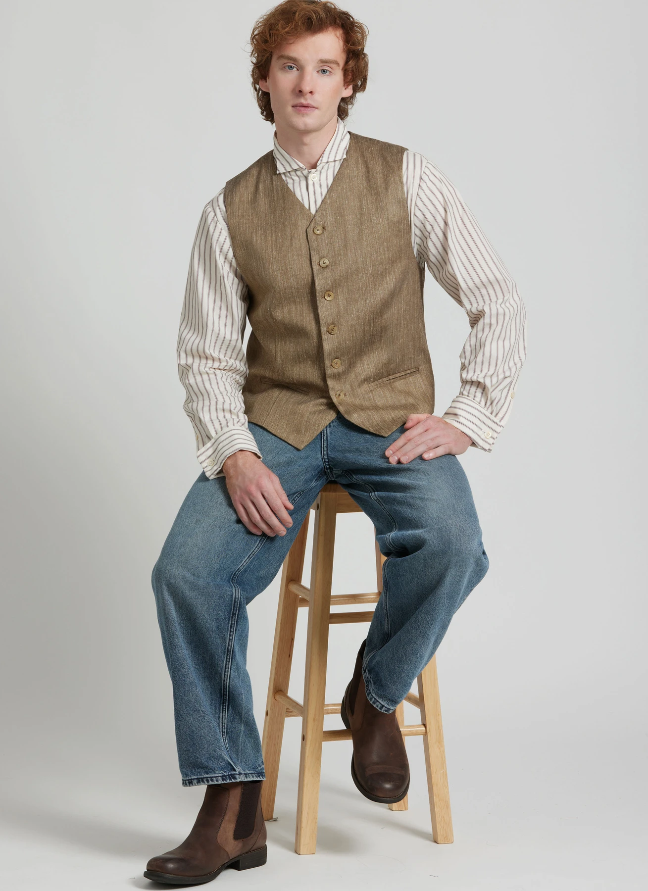 Simplicity Sewing Pattern Men's Vest and Slim Fit Shirt 5 Simplicity Sewing Pattern Men's Vest and Slim Fit Shirt