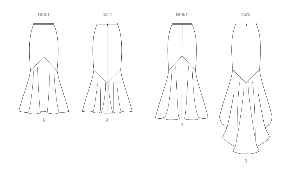 Vogue Patterns Misses' Skirts 7 Vogue Patterns Misses' Skirts