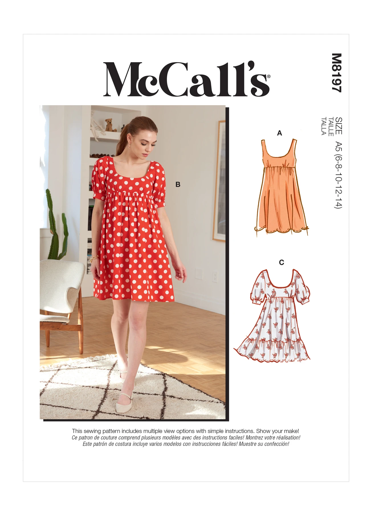 McCall's Sewing Pattern Misses' Dresses 52 McCall's Sewing Pattern Misses' Dresses