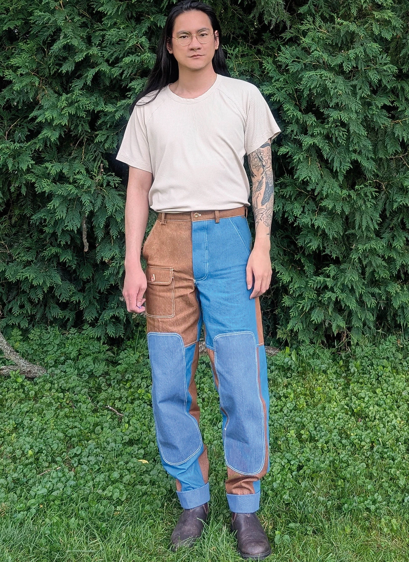 Know Me Sewing Pattern Men's Patched Pants by Donny Q 2 Know Me Sewing Pattern Men's Patched Pants by Donny Q
