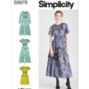 Simplicity Sewing Pattern Misses' Dress with Sleeve and Length Variations 12 Simplicity Sewing Pattern Misses' Dress with Sleeve and Length Variations