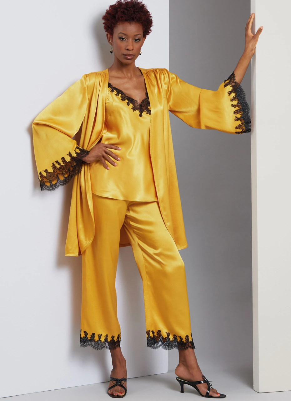 Vogue Patterns Misses' Robe, Camisole, Slip Dress and Pants (PDF) 2 Vogue Patterns Misses' Robe, Camisole, Slip Dress and Pants (PDF)