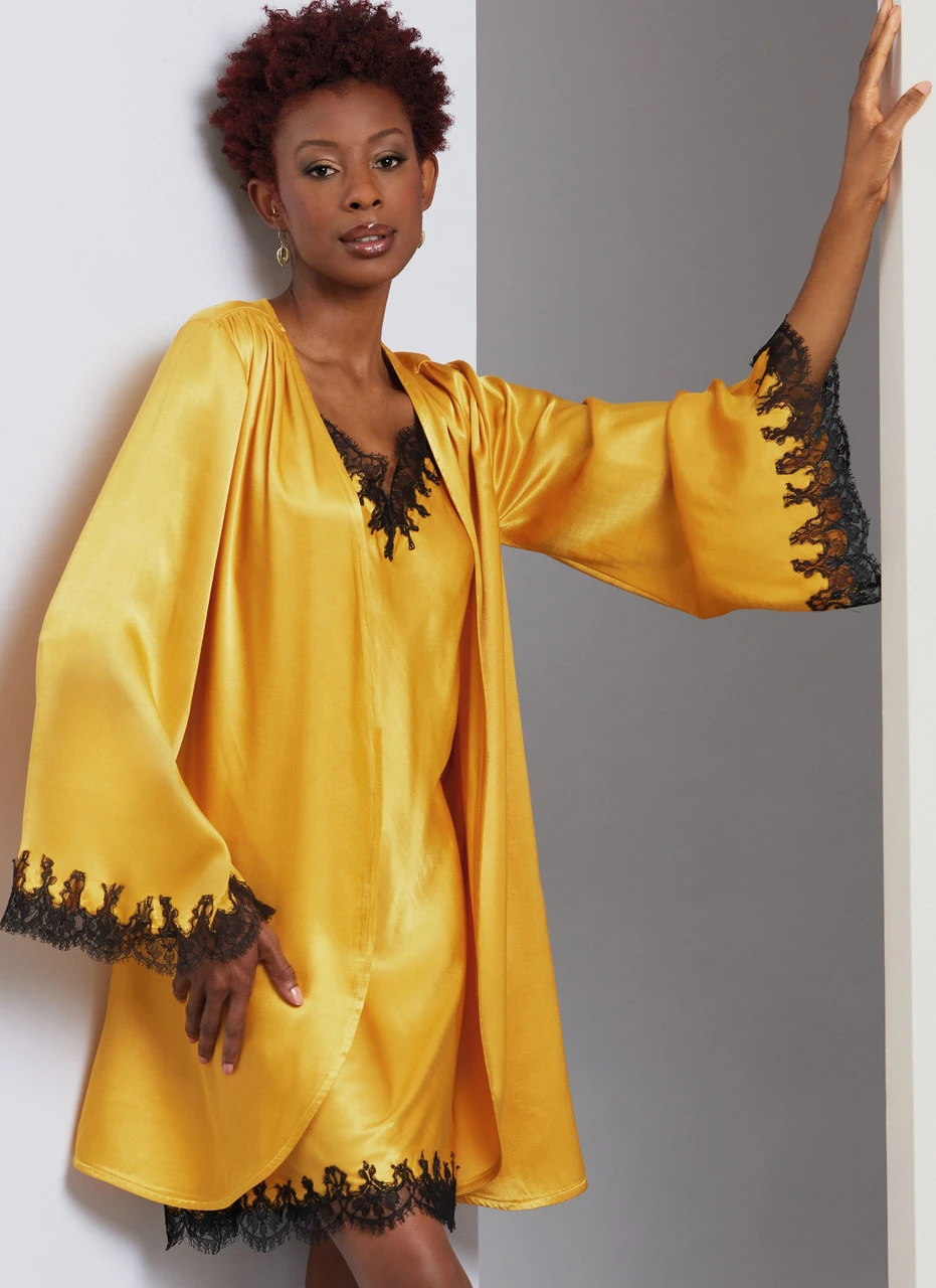 Vogue Patterns Misses' Robe, Camisole, Slip Dress and Pants (PDF) 3 Vogue Patterns Misses' Robe, Camisole, Slip Dress and Pants (PDF)