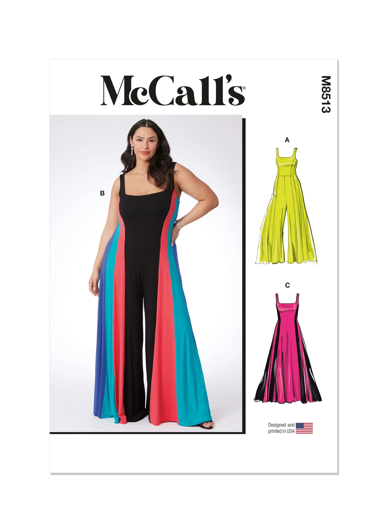 McCall's Sewing Pattern Women's Knit Jumpsuits and Dress (PDF) 1 McCall's Sewing Pattern Women's Knit Jumpsuits and Dress (PDF)