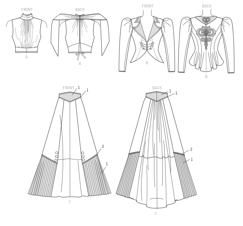 McCall's Sewing Pattern Misses' Costume 3 McCall's Sewing Pattern Misses' Costume