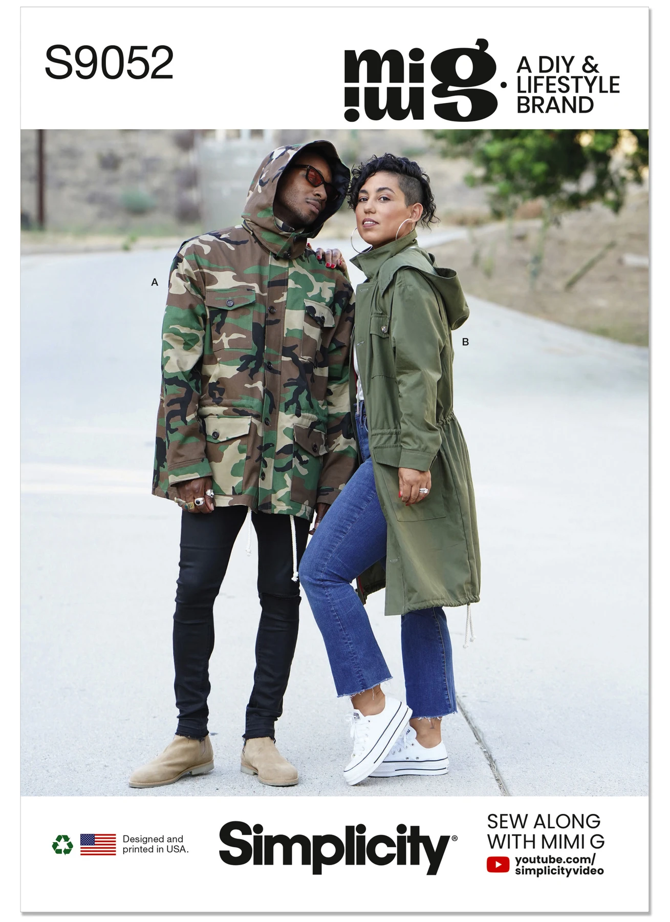 Simplicity Sewing Pattern Misses', Mens & Teens' Jacket & Hood By Mimi G Style (PDF) 1 Simplicity Sewing Pattern Misses', Mens & Teens' Jacket & Hood By Mimi G Style (PDF)