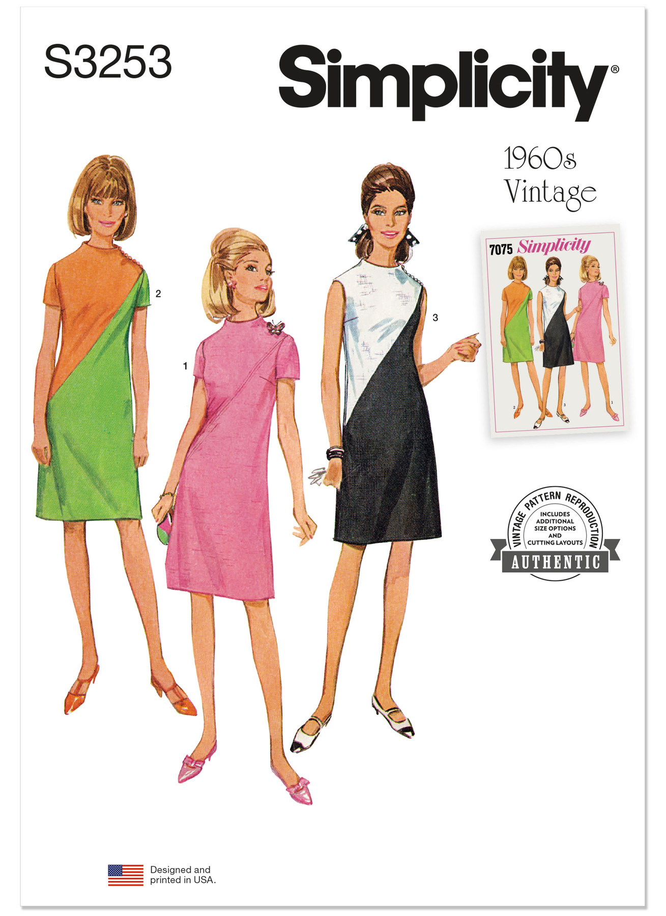 Simplicity Sewing Pattern 1960s Misses' Dress 1 Simplicity Sewing Pattern 1960s Misses' Dress
