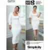 Simplicity Sewing Pattern Misses' Knit Dress in Two Lengths by Mimi G Style