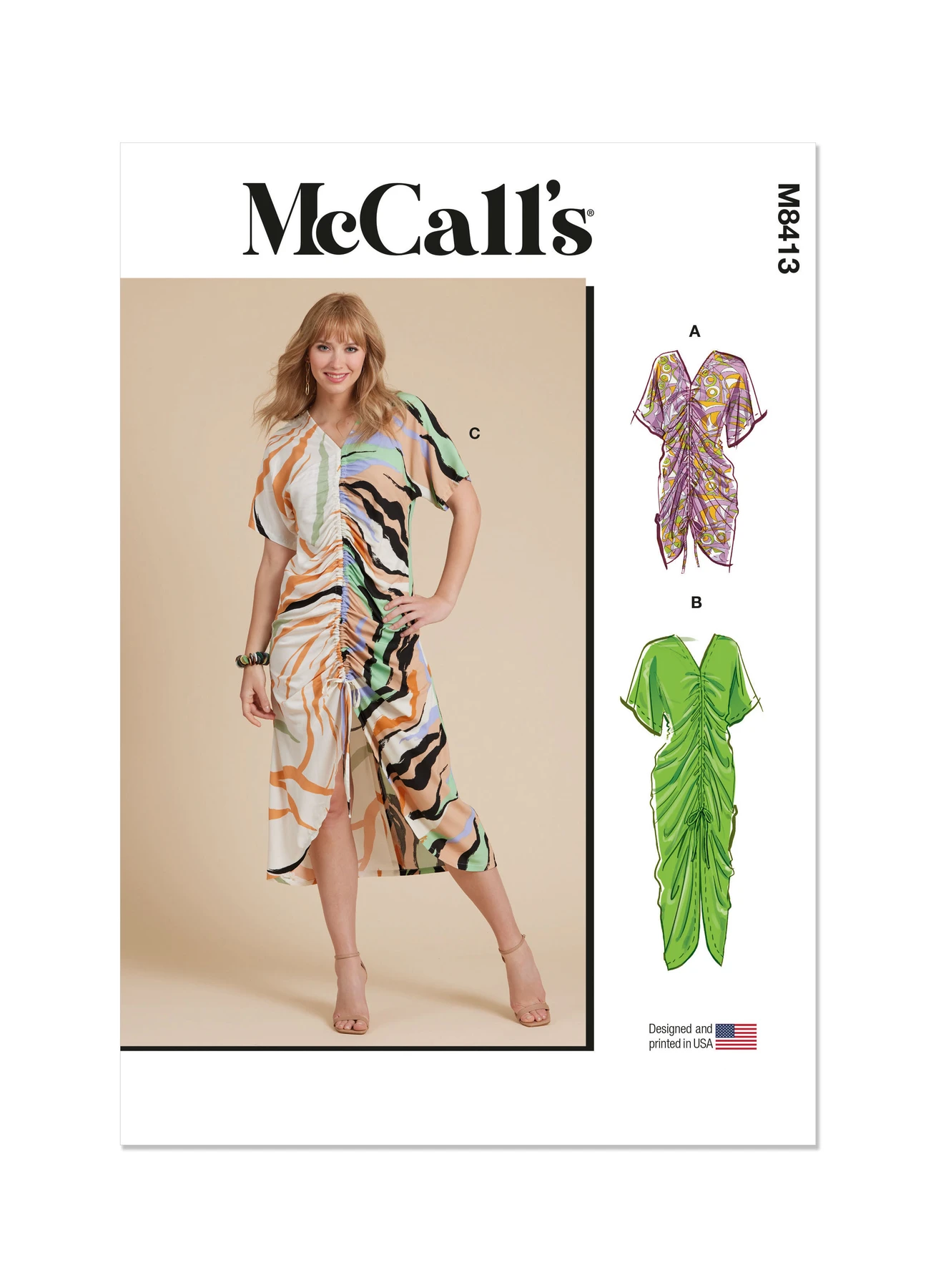 McCall's Sewing Pattern Misses' Caftan In Two Lengths (PDF) 1 McCall's Sewing Pattern Misses' Caftan In Two Lengths (PDF)
