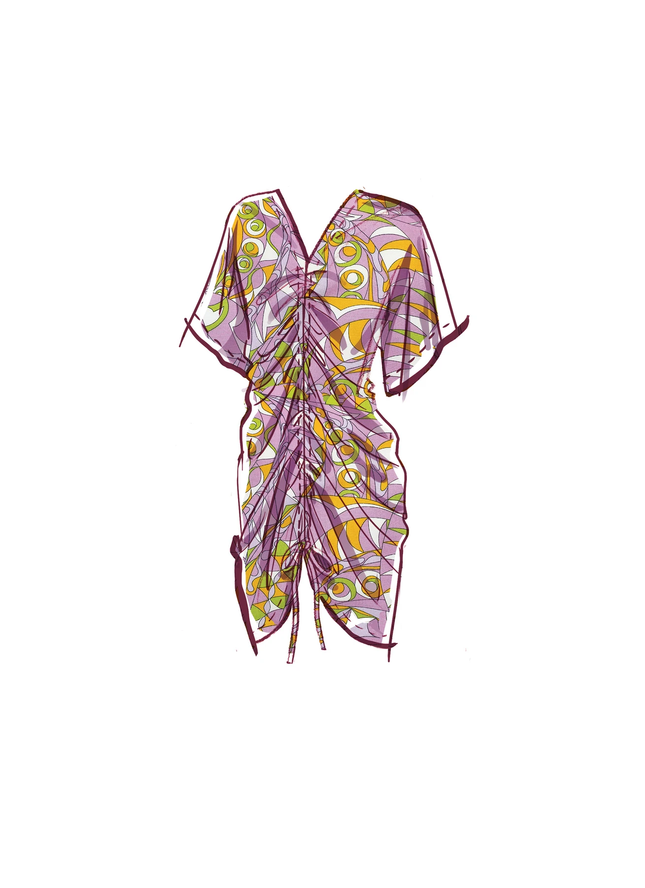 McCall's Sewing Pattern Misses' Caftan In Two Lengths (PDF) 3 McCall's Sewing Pattern Misses' Caftan In Two Lengths (PDF)