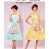 McCall's Sewing Pattern 1950s Misses' Lined Fit-and Flare Dresses with Petticoat