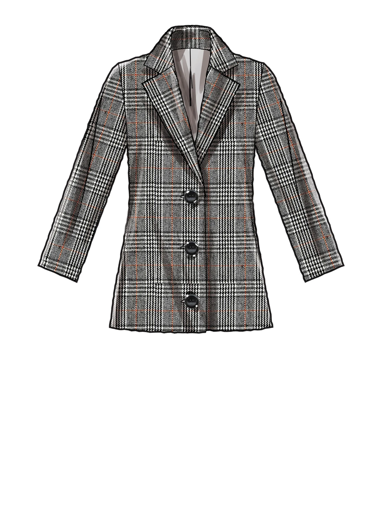 McCall's Sewing Pattern Misses' Outerwear, Detachable Fur Collar & Belt (PDF) 3 McCall's Sewing Pattern Misses' Outerwear, Detachable Fur Collar & Belt (PDF)