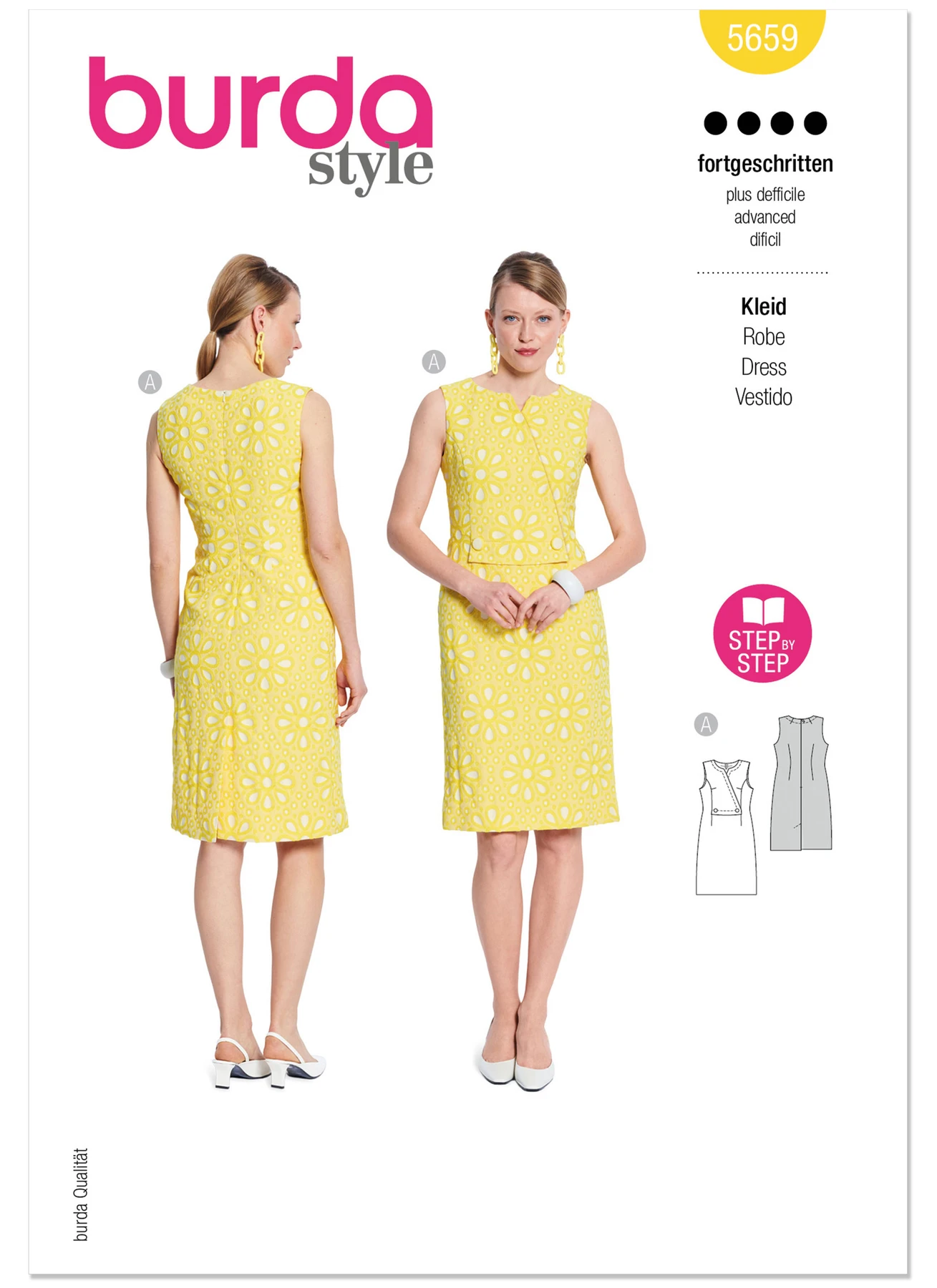 Burda Style Pattern 5659 Misses' Dress 1 Burda Style Pattern 5659 Misses' Dress
