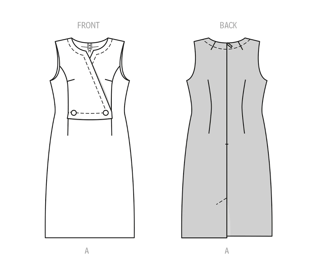 Burda Style Pattern 5659 Misses' Dress 8 Burda Style Pattern 5659 Misses' Dress