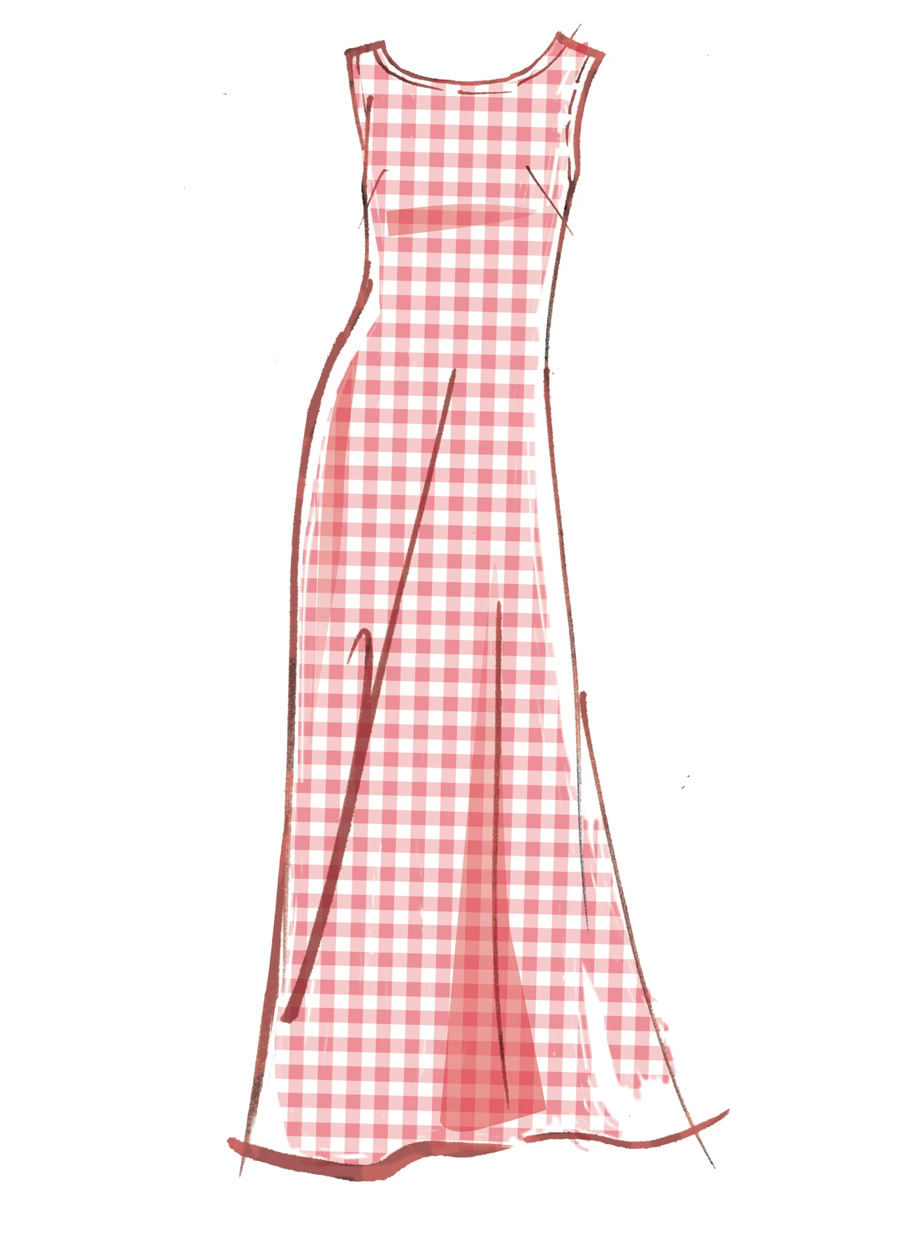 McCall's Sewing Pattern Misses' Tent Dress In 2 Lengths 4 McCall's Sewing Pattern Misses' Tent Dress In 2 Lengths
