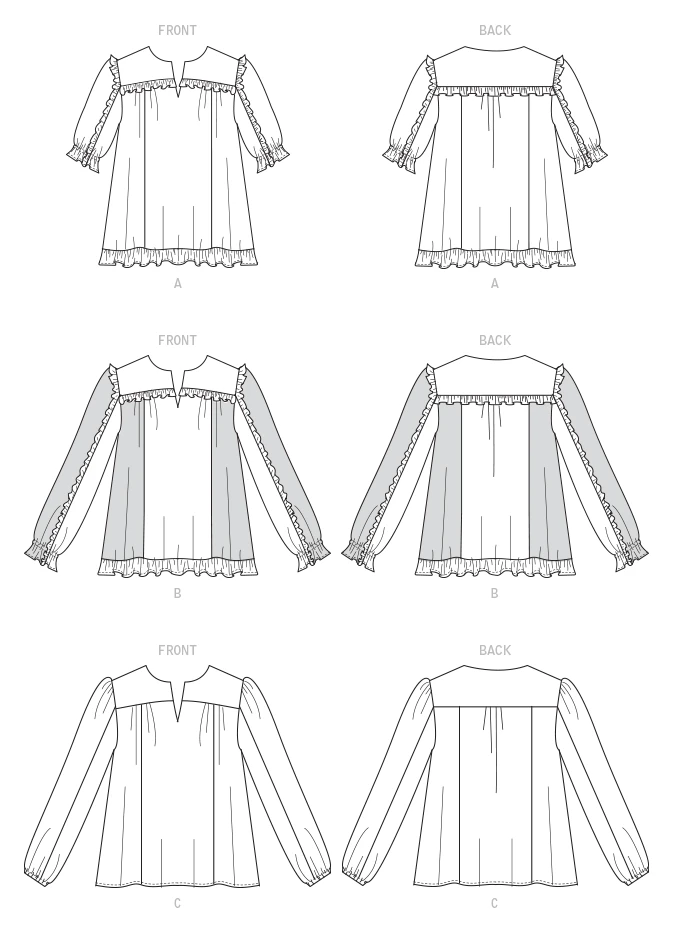 McCall's Sewing Pattern Misses' Tops (PDF) 465 McCall's Sewing Pattern Misses' Tops (PDF)