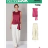 New Look Sewing Pattern Misses' Drape Top & Wide Leg Pants 472 New Look Sewing Pattern Misses' Drape Top & Wide Leg Pants