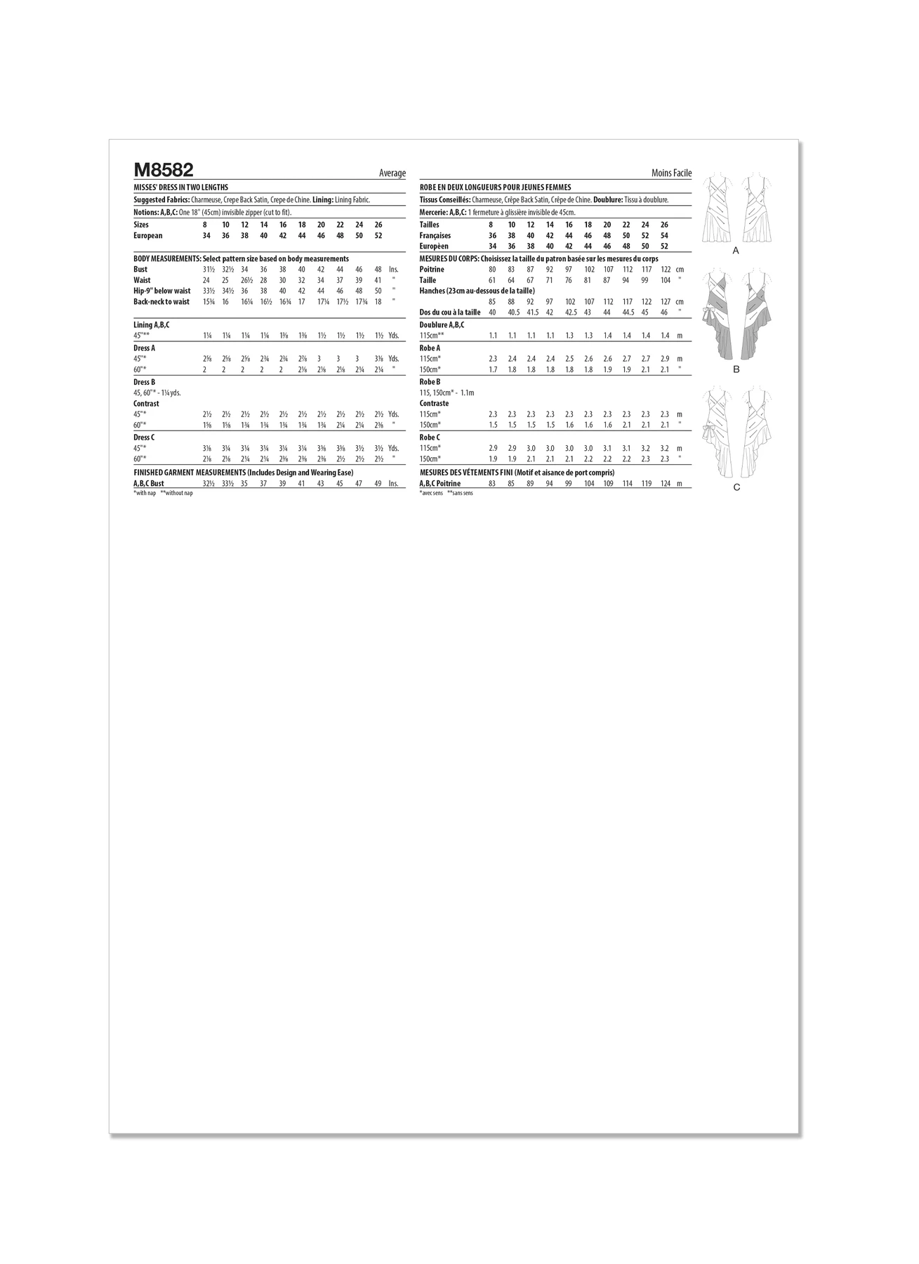 McCall's Sewing Pattern Misses' Dress in Two Lengths (PDF) 6 McCall's Sewing Pattern Misses' Dress in Two Lengths (PDF)