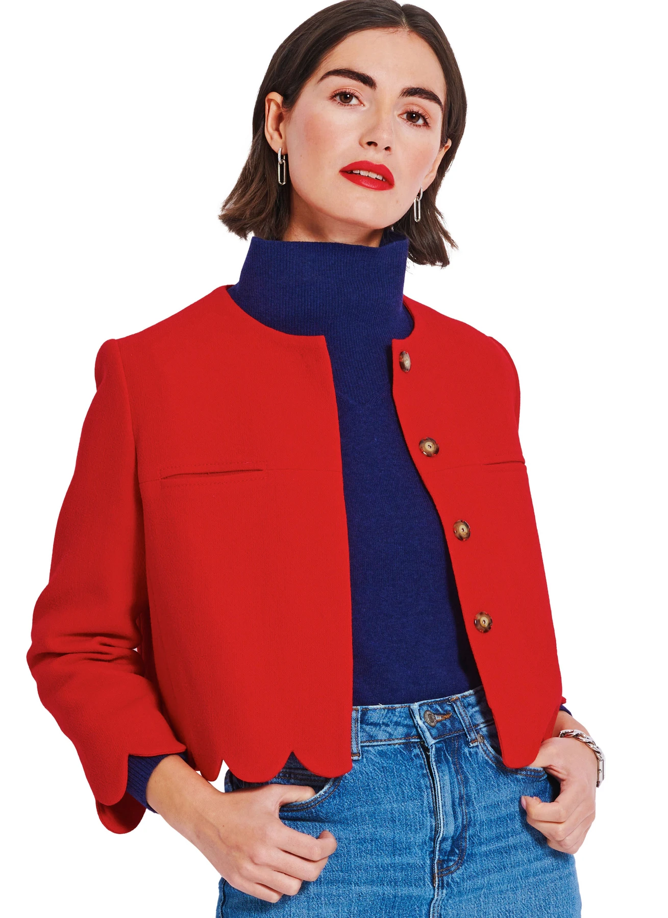 Burda Style Sewing Pattern 5870 Misses' Jacket (PDF) 2 Burda Style Sewing Pattern 5870 Misses' Jacket (PDF)