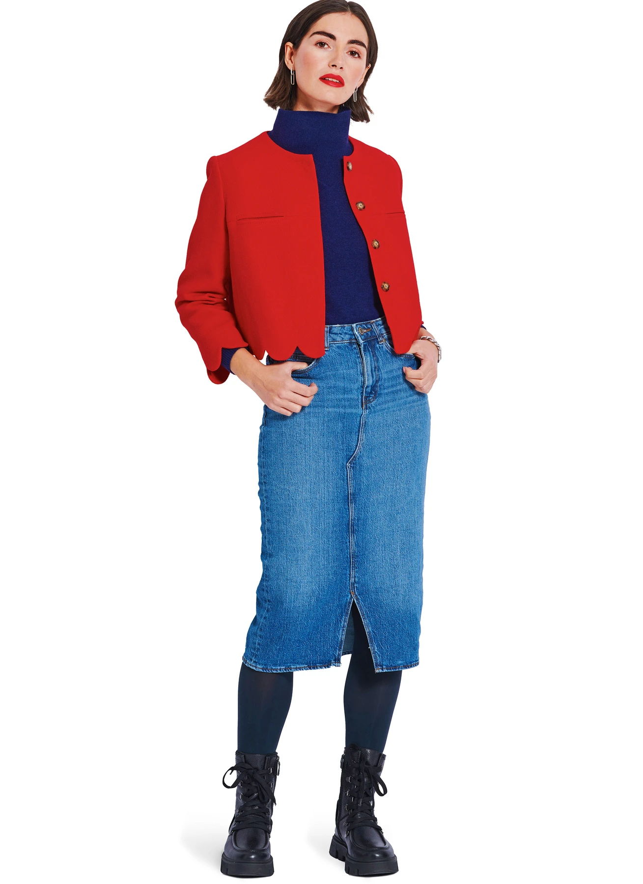 Burda Style Sewing Pattern 5870 Misses' Jacket (PDF) 4 Burda Style Sewing Pattern 5870 Misses' Jacket (PDF)